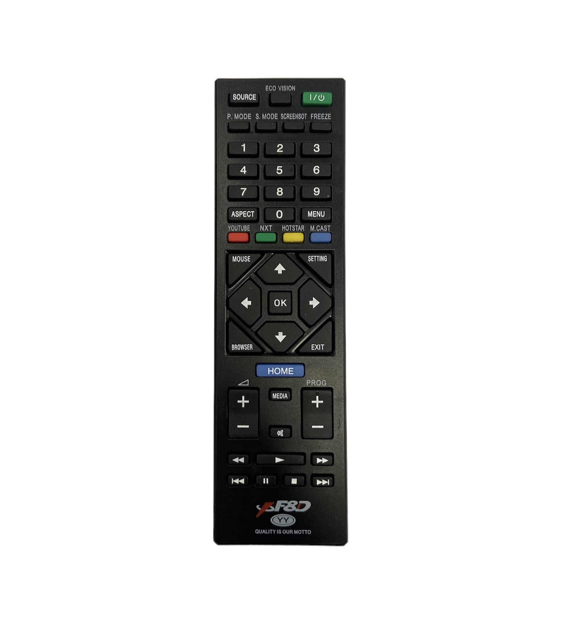 MIRACLES IN HAND® Remote Compatible with F&D Smart LED TV Remote (YouTube HOTSTAR) (Old Remote Must BE Same AS The Picture) (B0BQC9BWF4) Amazon Price History, Amazon Price Tracker