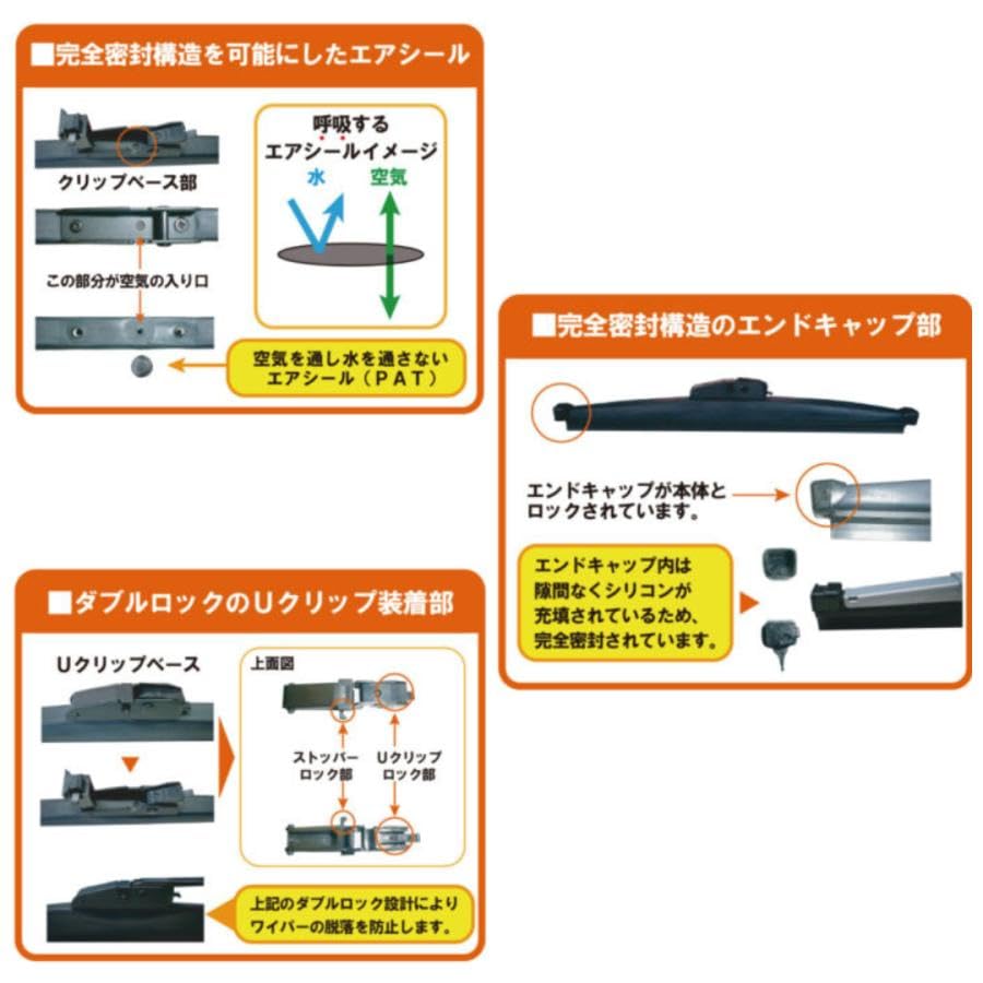 Amazon | スノーブレード ワイパーブレード 2本セット 630mm 330mm