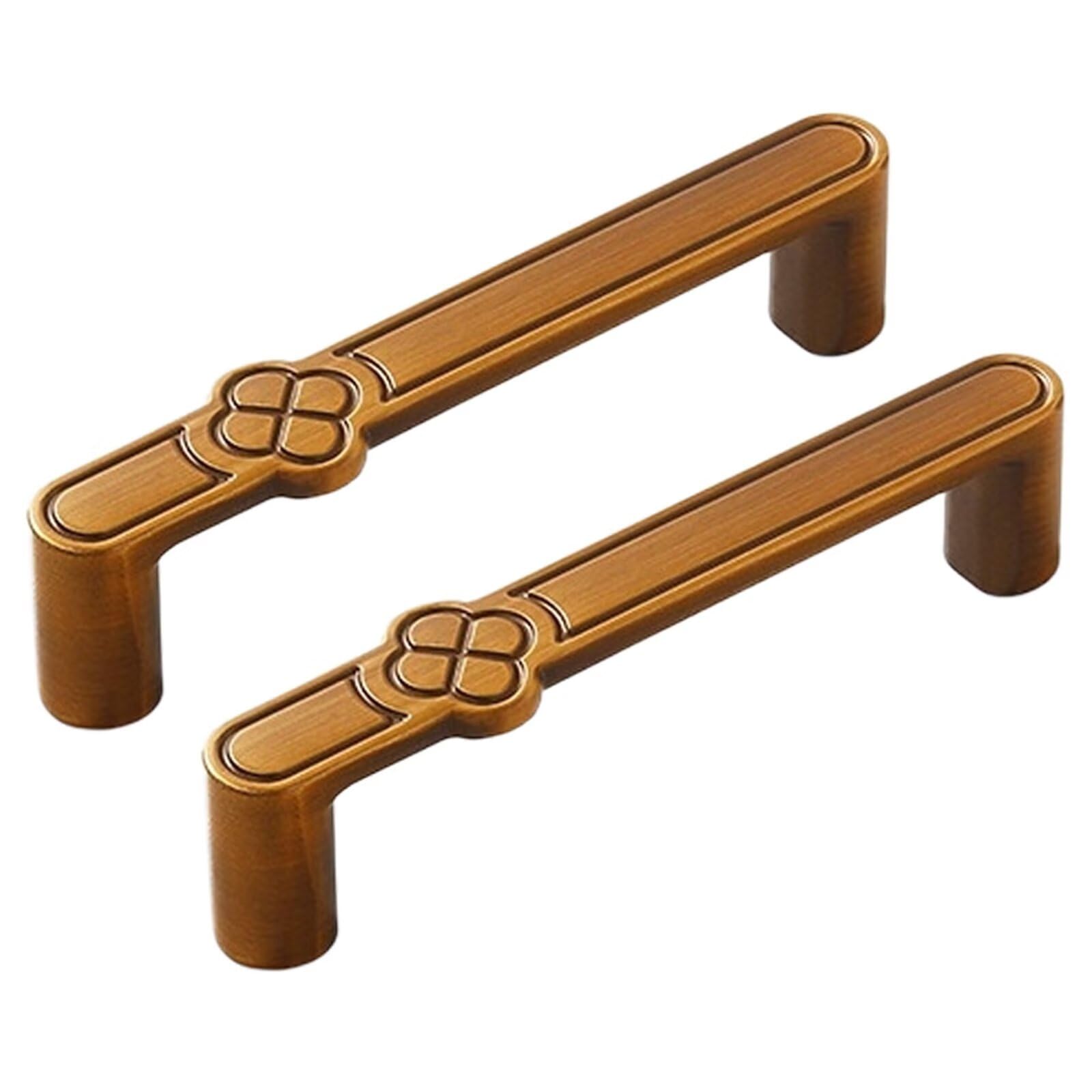 TYYCKJ 2 Pack Cabinet Pulls Wardrobe Drawer Handles, Door Knob for Kitchen Bathroom Closet Cupboard Dresser Pull Hardware 96mm Hole Centers Furniture Handle with Screws