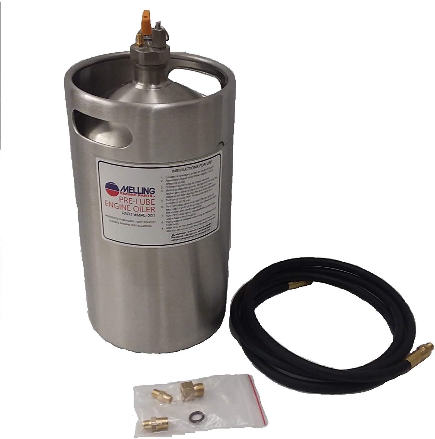 Northern Auto Parts Melling Stainless Engine Prelube Tank