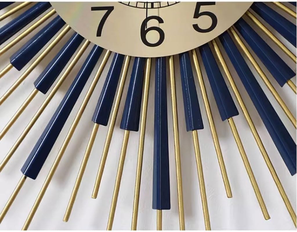 Wall Clock Home Nordic Light Luxury Wall Clock Living Room Clock Creative Fashion Atmosphere Wall Clock Modern Art Restaurant Wall Clock Clock for Wall(Medium)