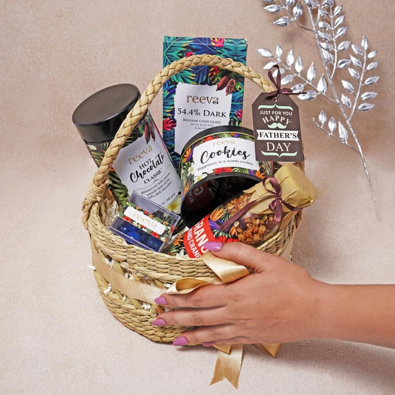 Image of Velvet Fine Chocolates Special Loveliness Basket | Premium Chocolate Gift Box for Father's Day, Mother's Day, Birthday, Anniversary, Retirement & Special Occasions | Pack of 1