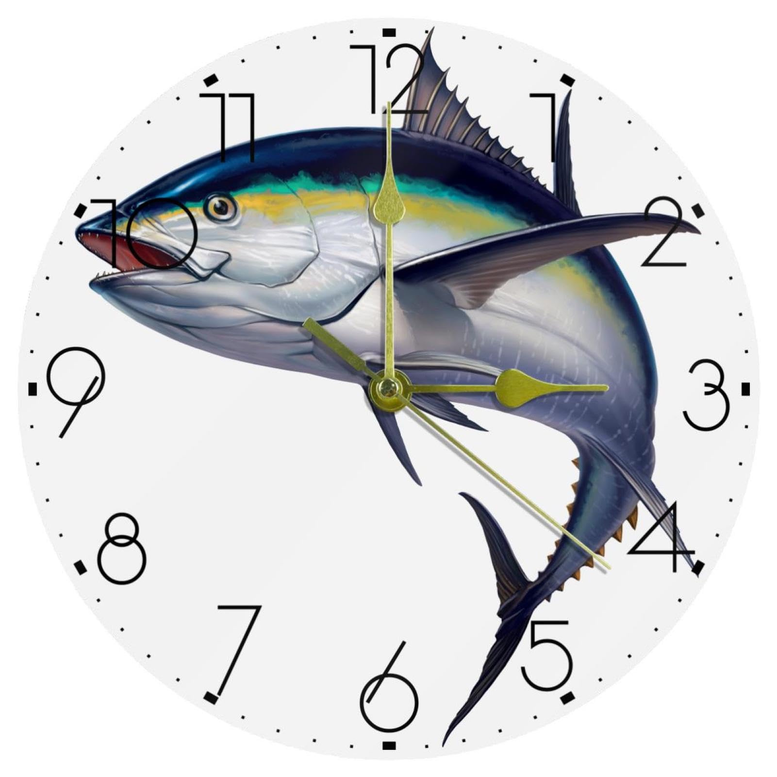 Horloge murale silencieuse en acrylique sans tic-tac pour un sommeil paisible
