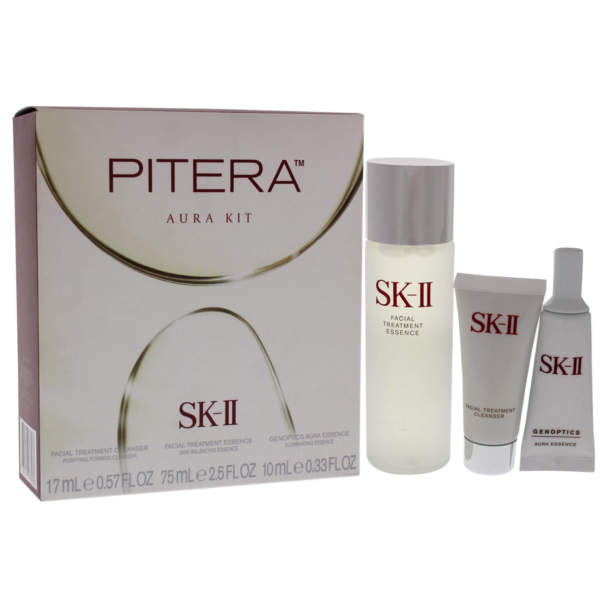 Amazon.com : SK-II Pitera Aura Kit Unisex 2.5oz Facial Treatment  