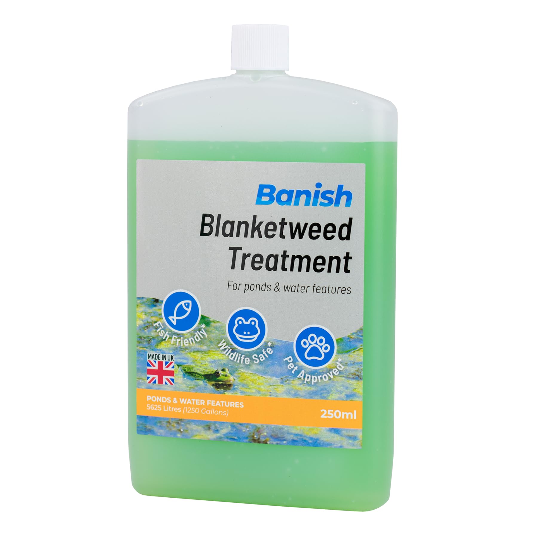Banish Blanketweed 250ml Pond Water Treatment String Algae Remover