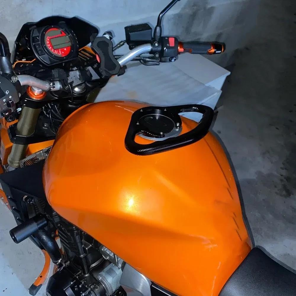 Accessoires Moto pour Z650 Z750 Z800 Z1000 Z 750 1000 Poignées Passager Poignées Réservoir Poignées Barre D'appui Accoudoir Poignée Maintien Passager Moto(Noir)