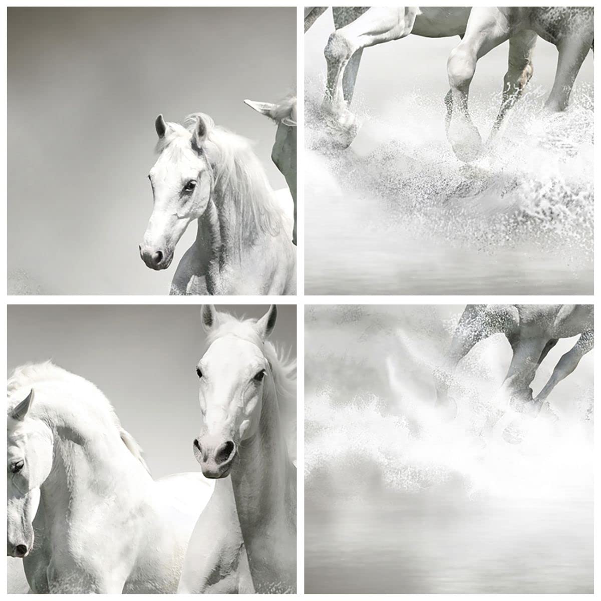 Vidrios Decorativos Caballo Naturaleza Animales Cuadro Sobre Vidrio