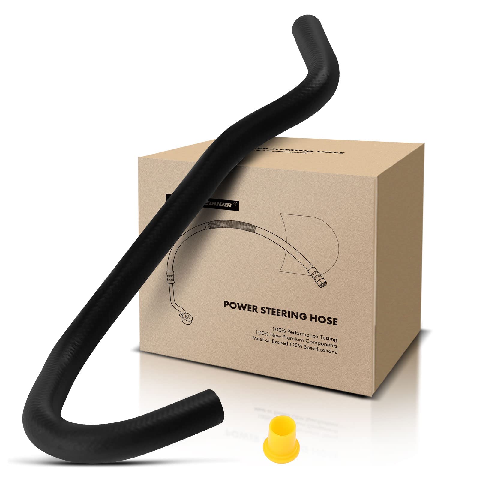 A-Premium Power Steering Return Line Hose Assembly Compatible with Honda Odyssey 2011 2012 2013 2014 2015, 3.5L, Pipe To Reservoir