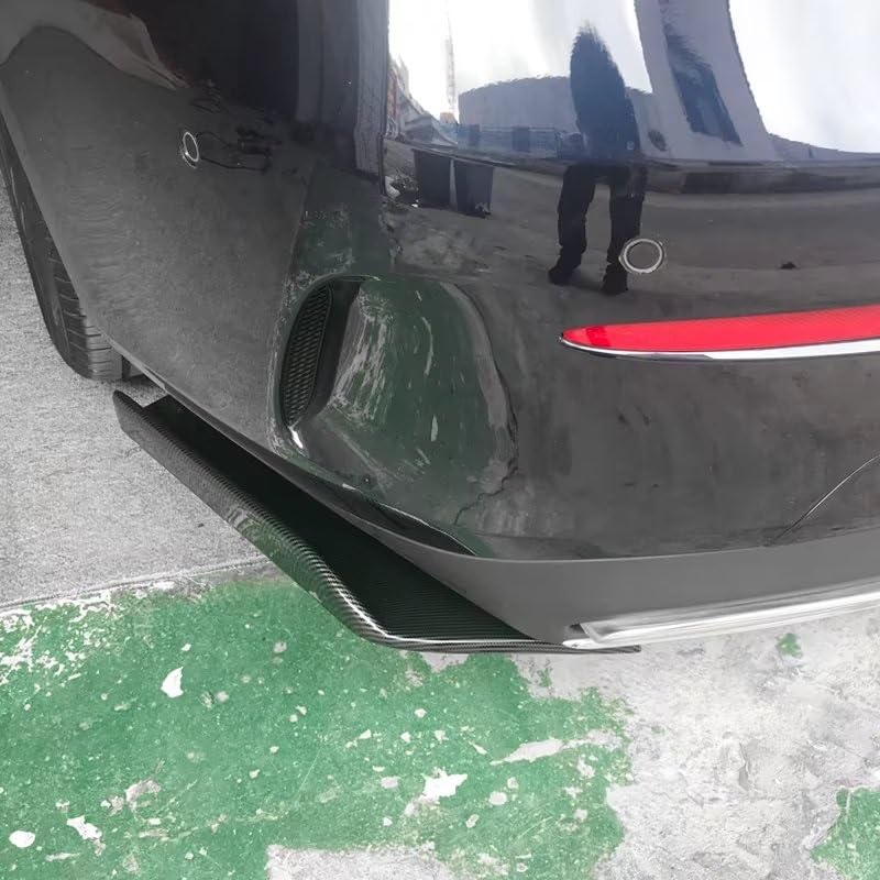 Alerón divisor de parachoques trasero coche Benz Clase E W213 2017-2023 tuning 6