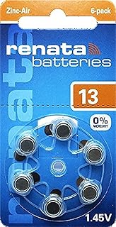 بطاريات ريناتا للسماعات الطبية لعلاج ضعف السمع - 13 1.4 فولت زنك