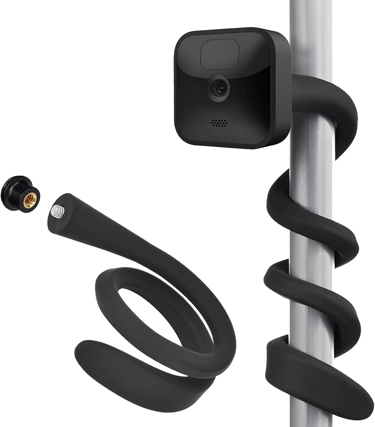 Flexible Rotating Mount - Compatible with Blink Cameras Outdoor 4/3rd Gen, Mini/Mini 2, XT/XT2, Indoor 360° Adjustable, No Drilling/Gluing Required, All-Round Mount