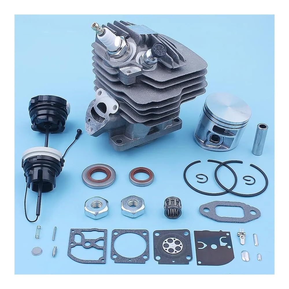 Piezas de Repuesto Kit de Sello de Aceite de pistón cilíndrico for Motosierra MS261 MS 261 MS261C, Pieza de Repuesto de Tapa de Gas de 44,7mm 1141 020 1200