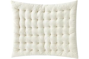 DormCo Rainha Tufted College Headboard Cushion - Cream Natural