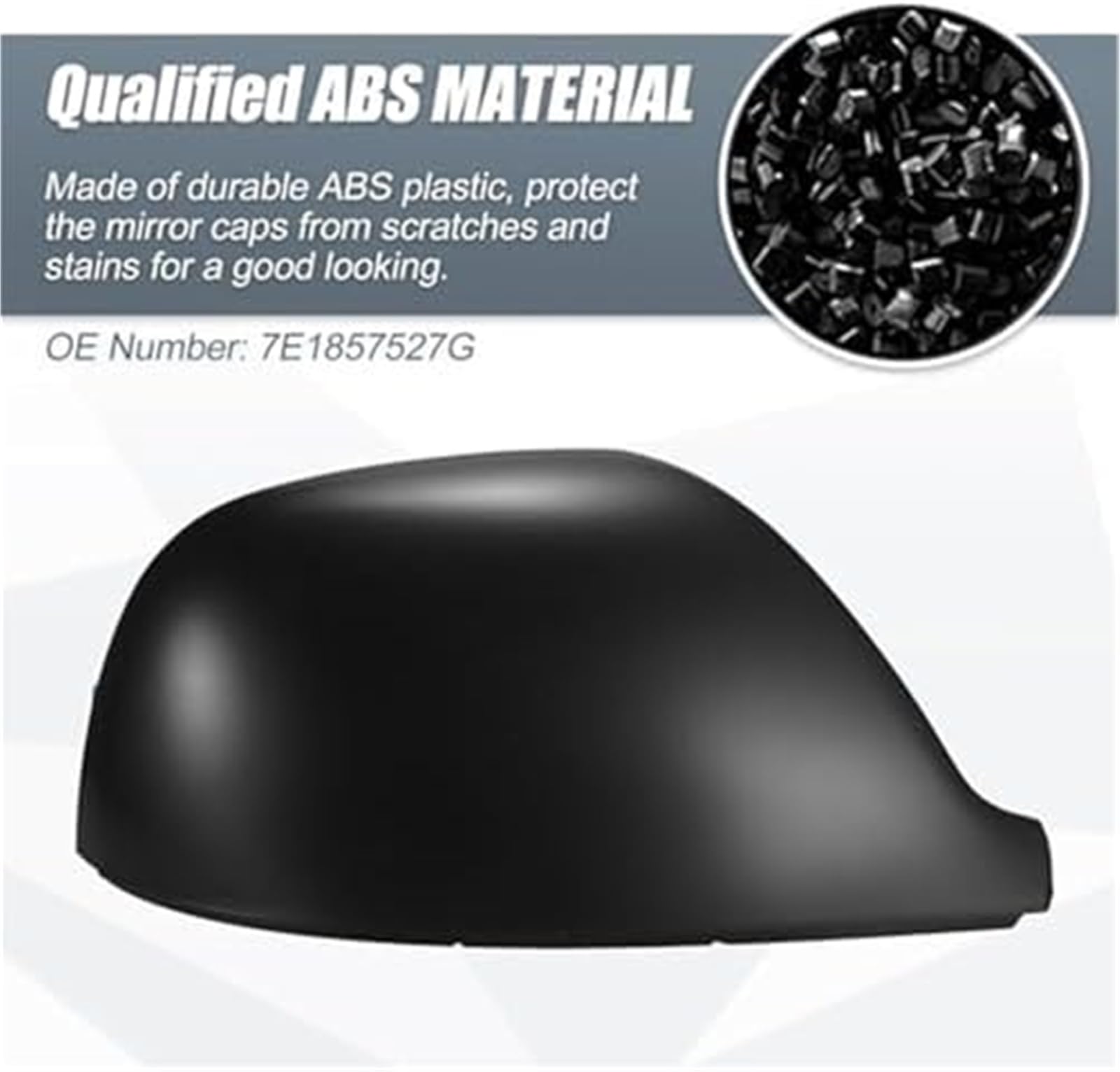 Couvercle de miroir, pour Volkswagen, pour Transporter T5 T6, 1A0735401D9B9 Couvercle de miroir