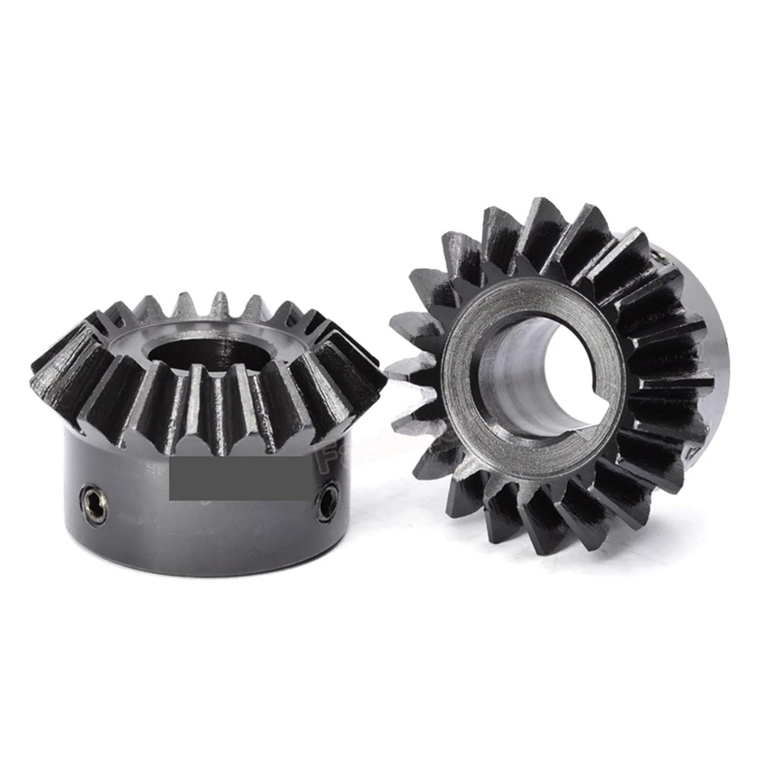 Bevel Gear 2M 20 25 30 Teeth 90 Degrees Meshing Angle Steel Gears 1:1 Speed Ratio 20T 25T 30T Bore 12-18mm 1Pcs(12mm (Keyway 4mm),20 Teeth)