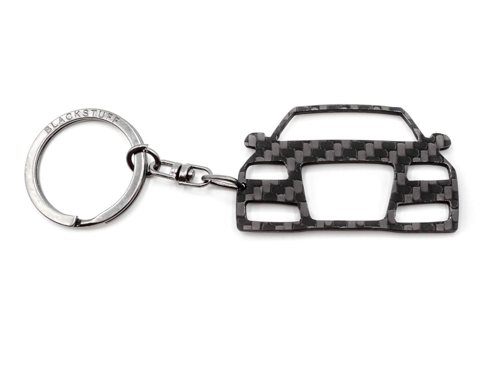Porte-Clés Fibre De Carbone Véritable BlackStuff - Compatible Corvette C6 Z06 2005-2013