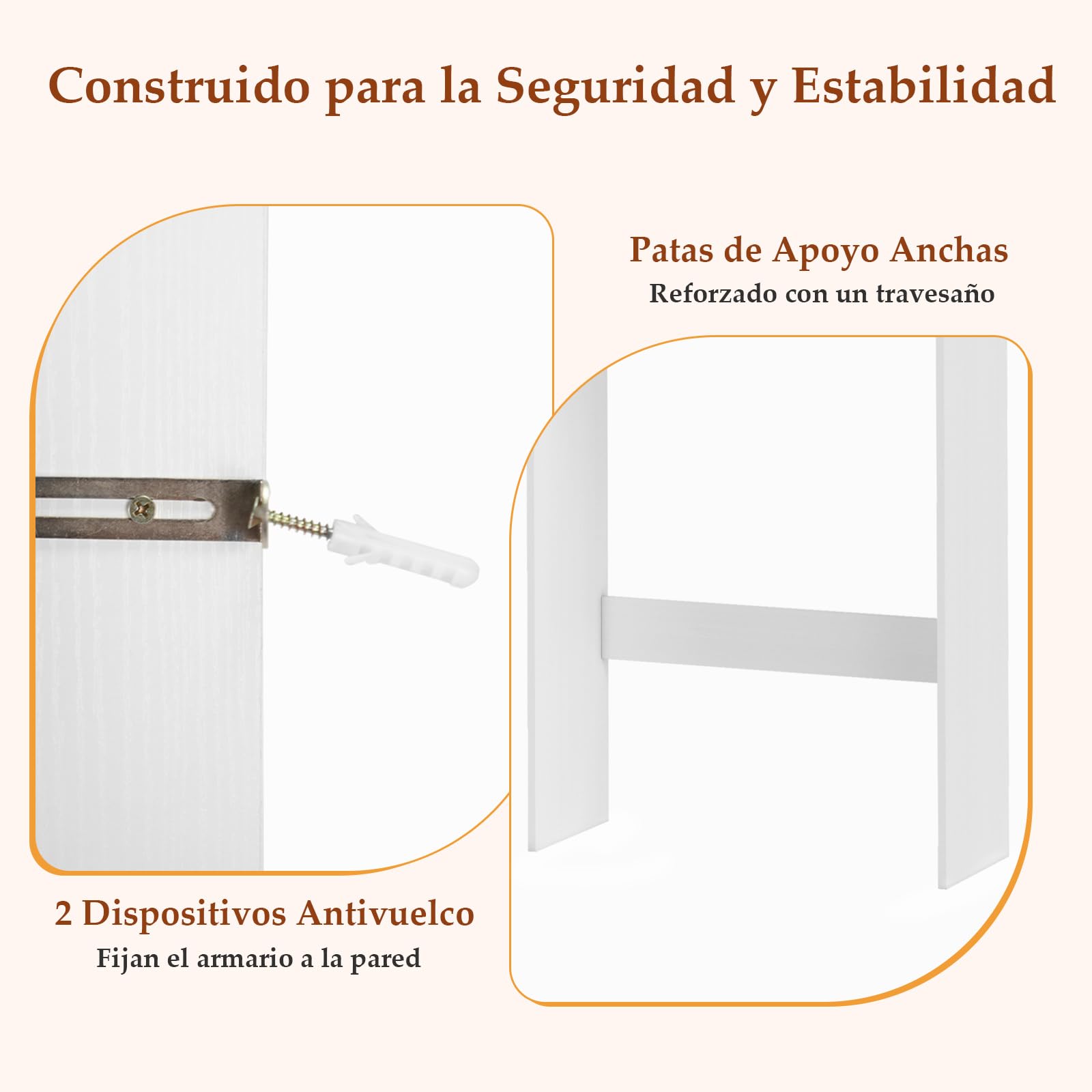 COSTWAY Armario sobre Inodoro, Organizador de Baño Independiente con 2 Puertas y Estante Ajustable, Ahorrador de Espacio sobre el Inodoro para Baño, Lavadero, 63 x 24 x 168 cm, Blanco