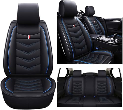 Juego completo de fundas de asiento de vehículo, para Dodge RAM 2500 2000-2022, de cuero impermeable, protectores de asiento, adecuados para bolsa