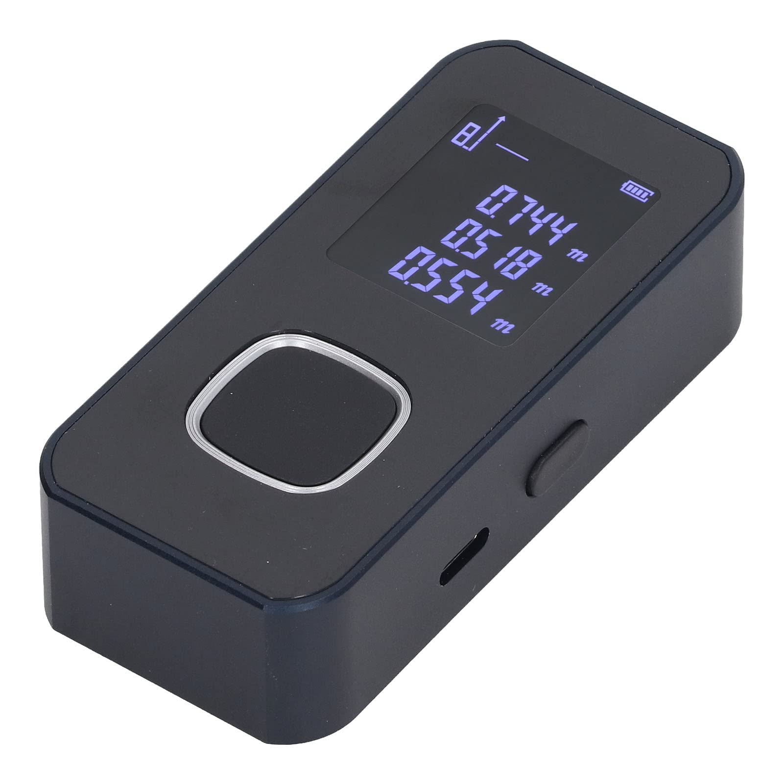 Medidor de Distancia Láser Medidor Láser de Mano Telémetro Portátil 50 M Aleación de Aluminio Alta Precisión 99 Almacenamiento de Datos Detección de Luz Dual con Batería I