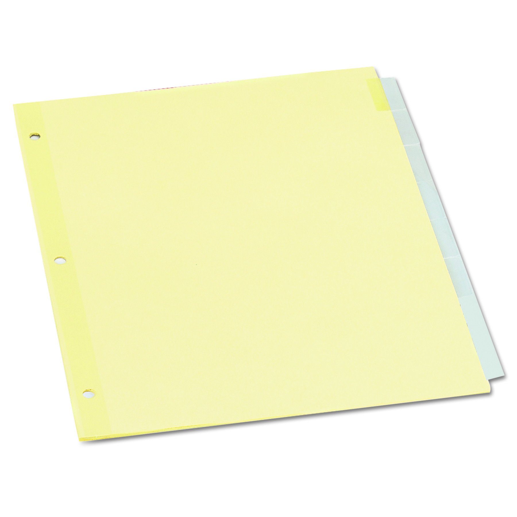 Universal Economical Insertable Index, Clear Tabs, 8-Tab, Letter, Buff, 24 Sets/Box (20841)
