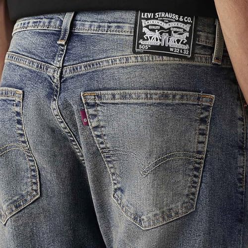 Image of Levi's Men's 505 Straight Fit Mid Rise Jeans