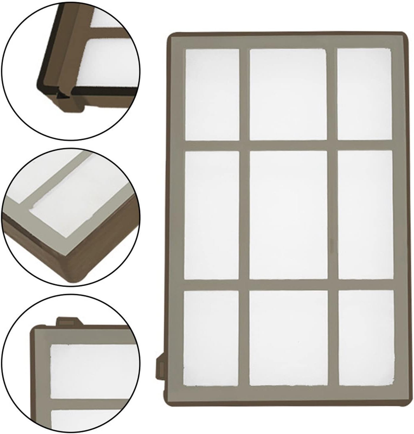 Vacuum Cleaner Accessories Household Sweeper Cleaning Filter Primary Filter Suitable Fit For Proscenic 830P 800T 820 820P 820S 820T 830T Vacuum cleaner parts