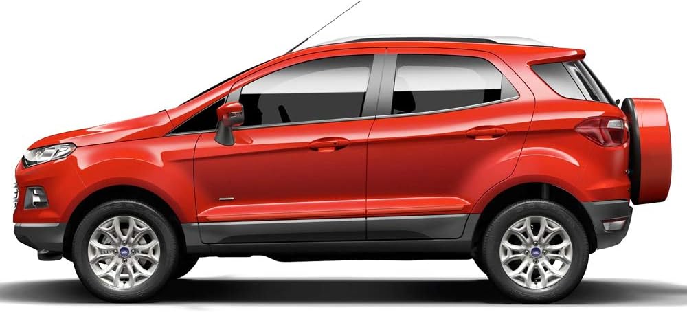 FE-ECO18 Finished End Body Side Molding Compatible with Ford EcoSport - Absolute Black Pearl (G1 / M7343)