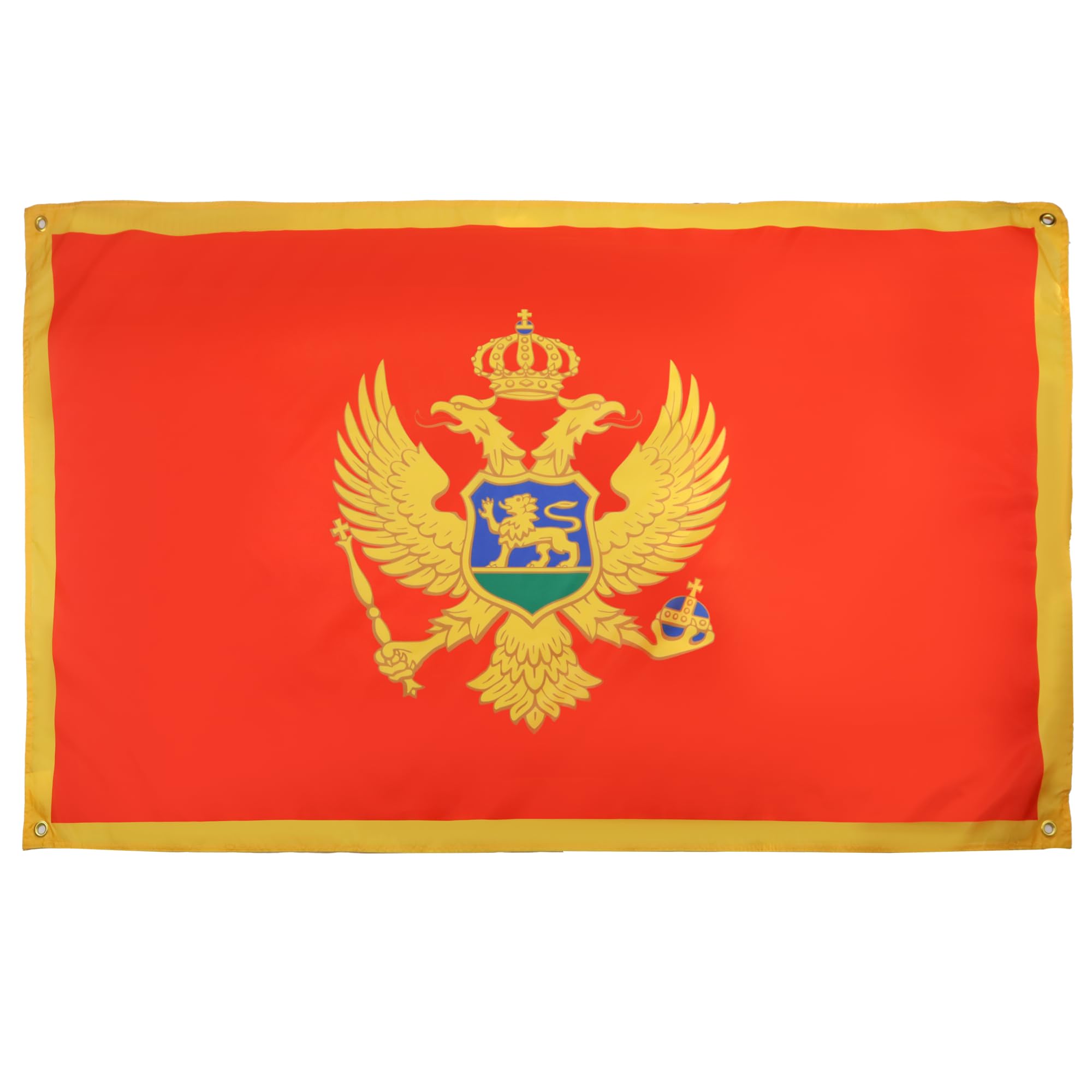 AZ FLAG Monte Flag 150 x 90 cm with 4 Eyelets for Balcony or Wall, 1 Pièce