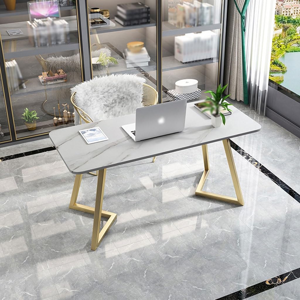 Computertisch Marmor-Computertisch, moderner Schreibtisch, kann als for Zuhause oder im Büro verwendet Werden Schreibtische Fürs Homeoffice