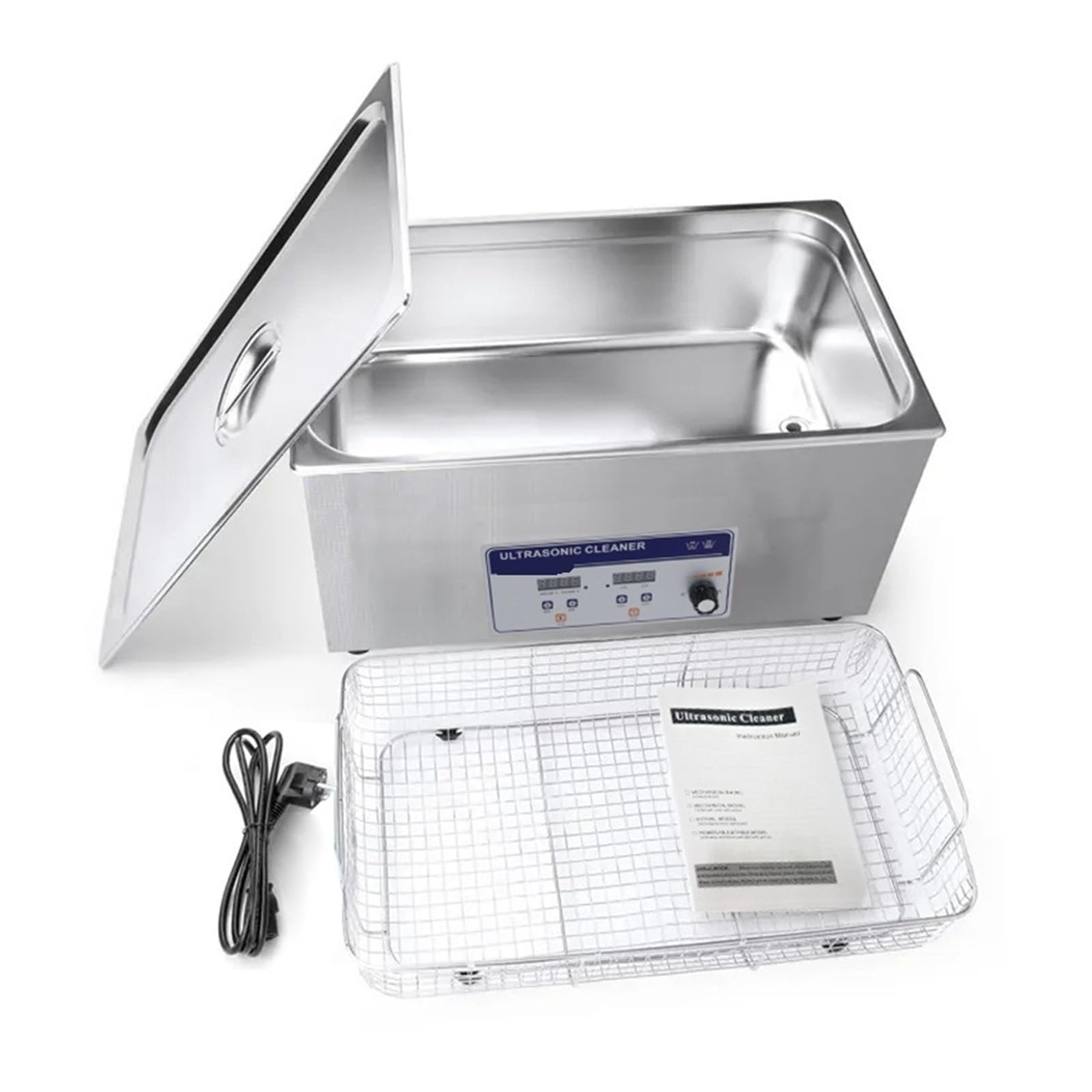 Pulitore a ultrasuoni, Lavatrice for ferramenta da laboratorio con macchina for la pulizia ad ultrasuoni 22 litri potenza regolabile
