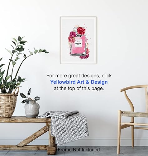 Miniatura 6 de High Fashion Design Wall Art Poster - Glam Decor - Perfume Bottle - Boho-chic Shabby chic Designer Haute couture - Gift for Fashionista Woman Wife