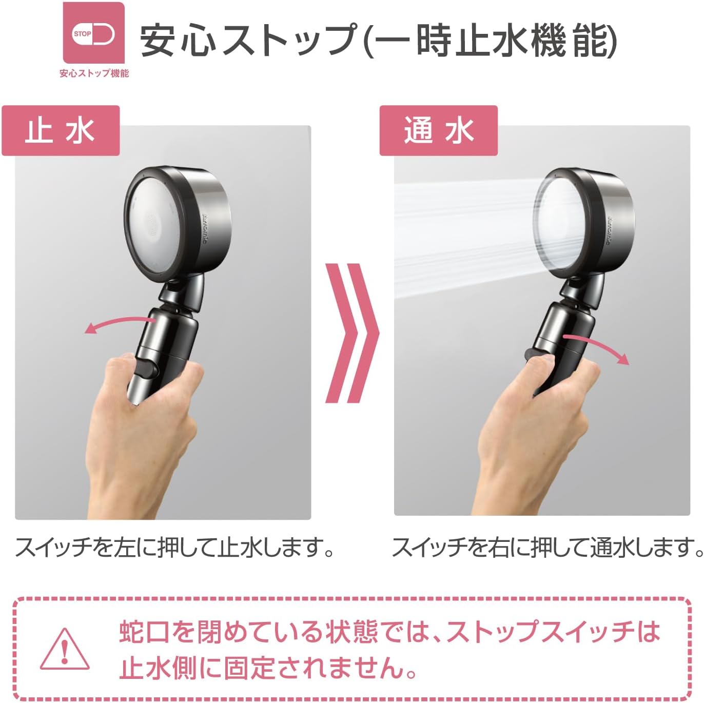 アラミック シャワーヘッド 節水 高水圧 塩素除去 ヘッドが自由自在に動く サロンスタイル 角度調整 3Dプレミアム 止水ボタン シルバー 日本製 SS-X3BA