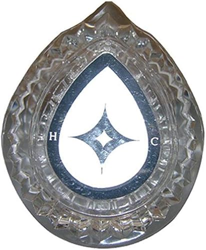 Miniatura 6 de T & T Hardware Manija de grifo de repuesto compatible con bañera y ducha de una sola manija Moen Positemp, transparente, acrílico