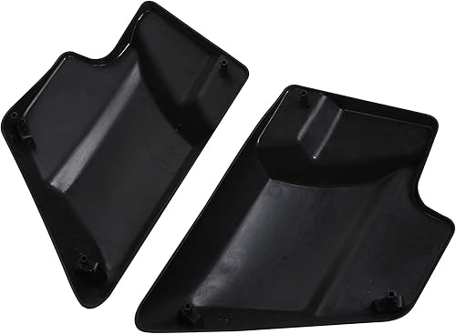 Miniatura 4 de Fundas laterales de mezclilla negras para Harley Touring Road Street Electra Glide FLTR FLTRSE FLTRK FLTRX FLHX FLHXSE FLHXS FLHTK FLHT 2009-2023