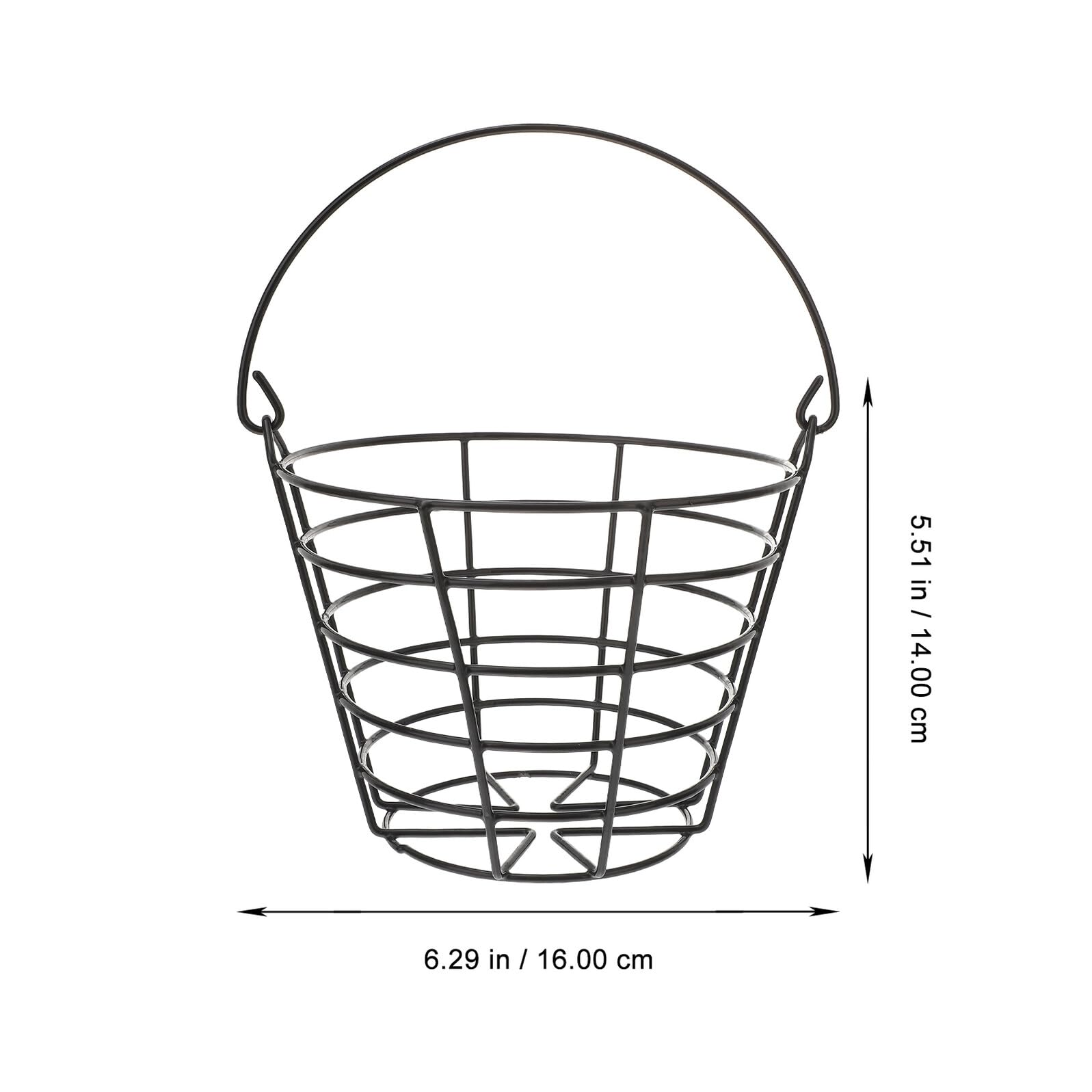iplusmile Cestino da Golf Secchio di Golf Palla Contenitore per Esterni Palle Ciotola per Palline da Golf All'aperto Canestro da Golf Verde Ferro da Stiro Colore Casuale