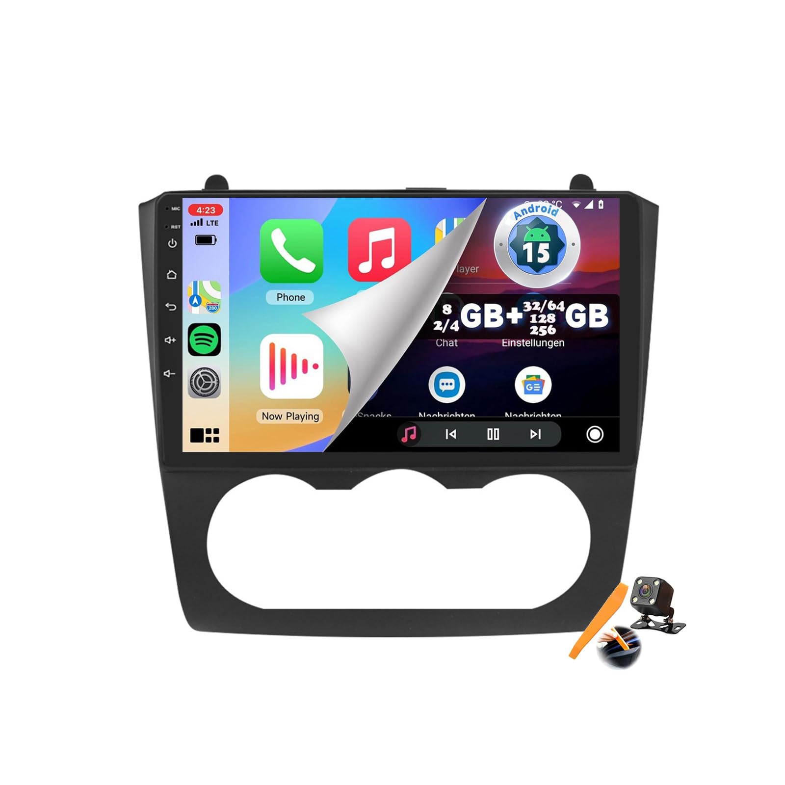 Radio 2 DIN YLOXFW Android 15.0 para Teana 2008-2012 con GPS de 9'' 8