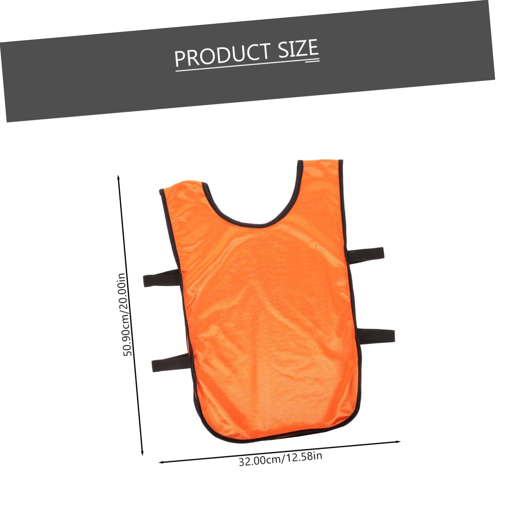 KOMBIUDA Men's Soccer Jersey Vest Basketball Training Pinnies Sturdy Material Machine Washable 2 Bright Colors