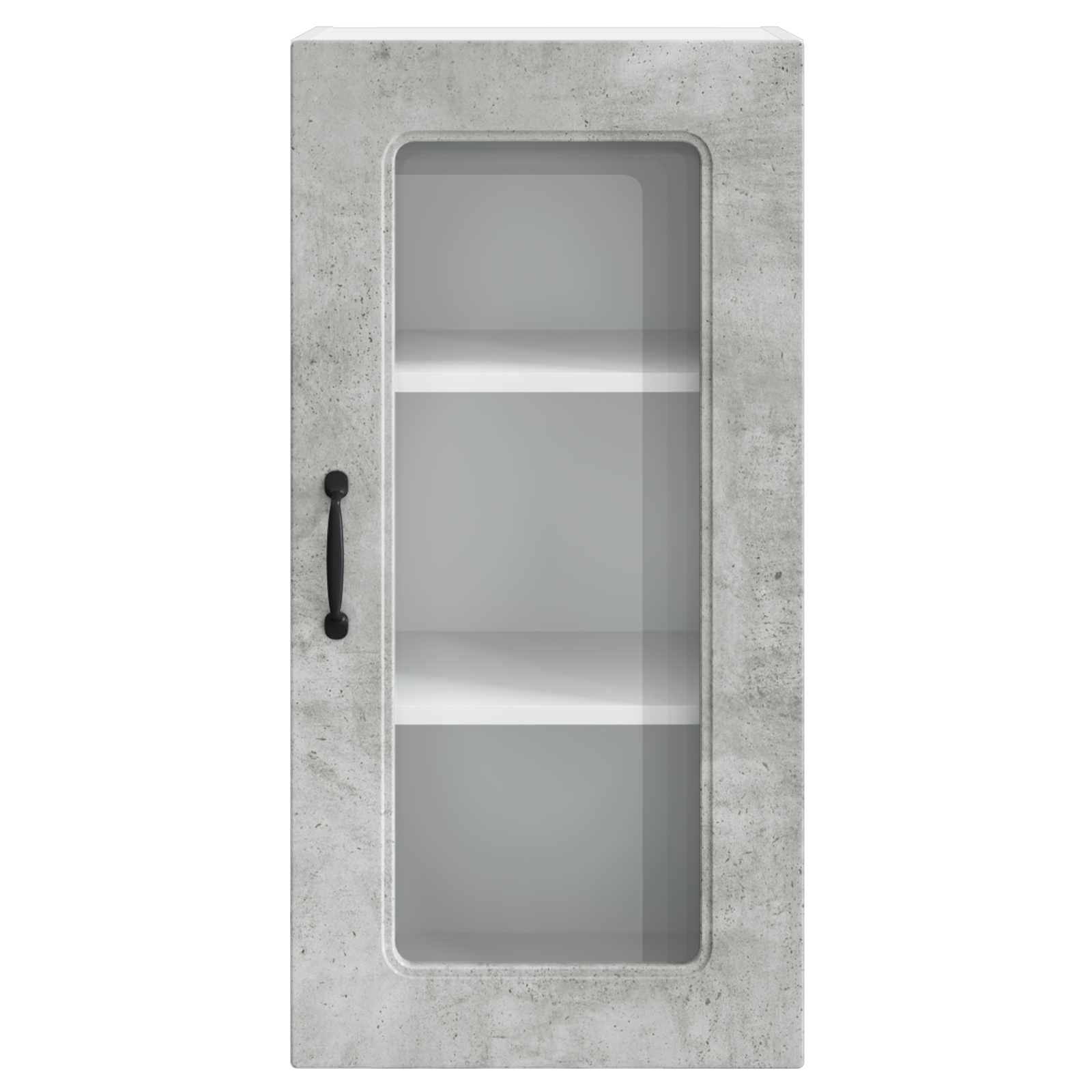 vidaXL Front do zmywarki Kalmar Betonowy szary 40 x 31 x 80 cm