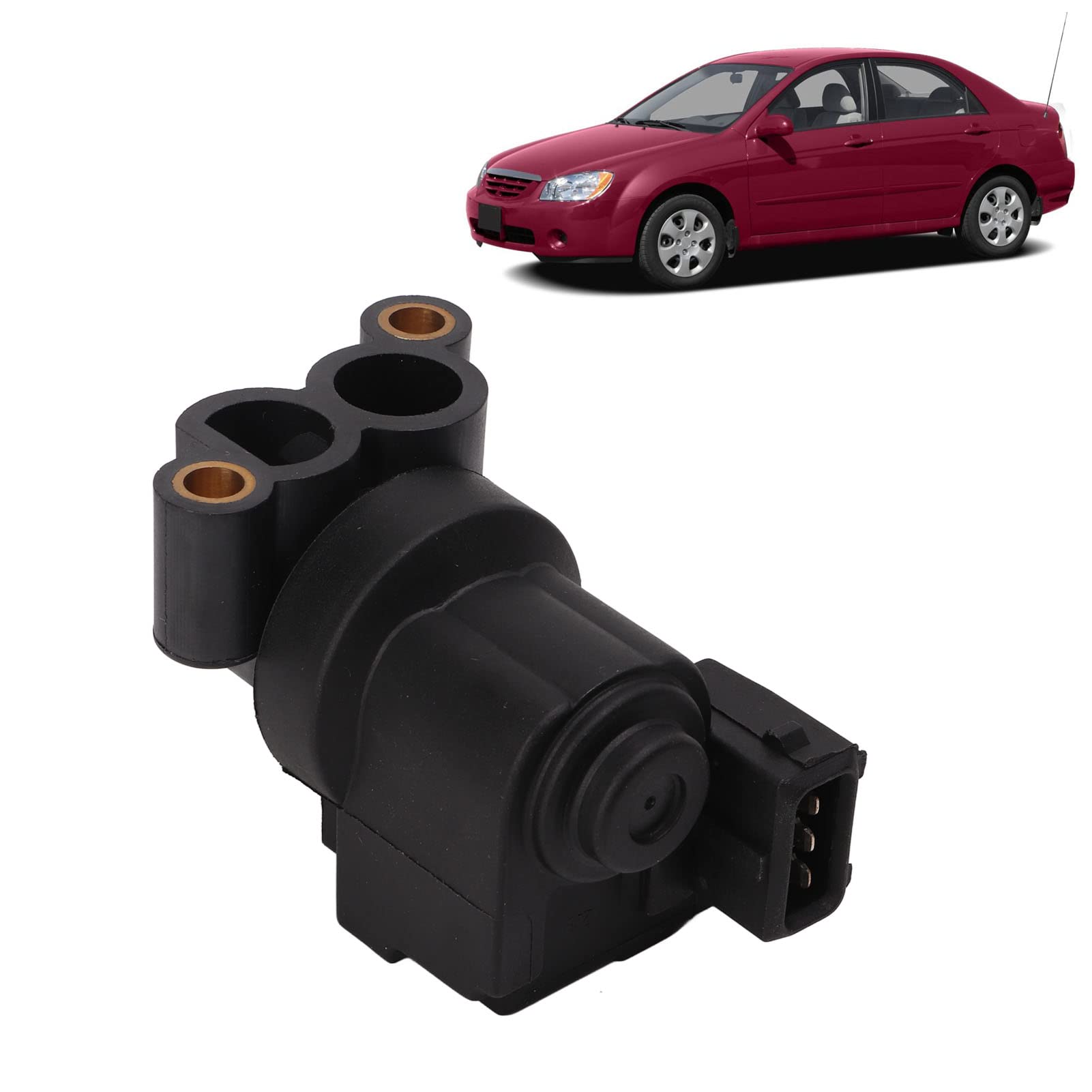 Válvula de Control de Aire Inactivo con Junta 3515022600 Reemplazo para Elantra Accent Tiburon Válvula IAC 35150 22600 9540930005 4030007 Válvula de Control de Aire Inactivo con