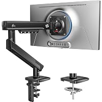 HUANUO Supporto Monitor per Schermi 13–32", Braccio Monitor MechaSpring (Inclinabile/Girevole/Rotante)