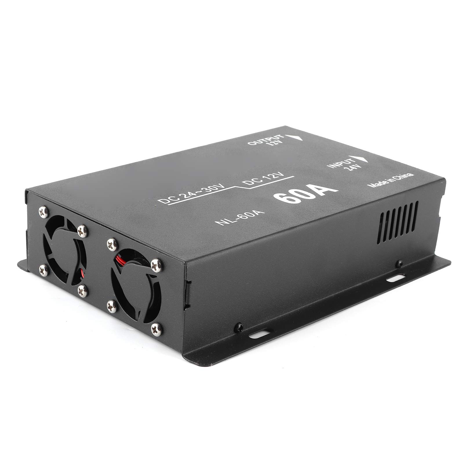 Convertidor Reductor Eléctrico de Potencia de 24V, 12V, 60A, Adaptador de Fuente de Voltaje, Convertidor de Potencia para Coche Universal