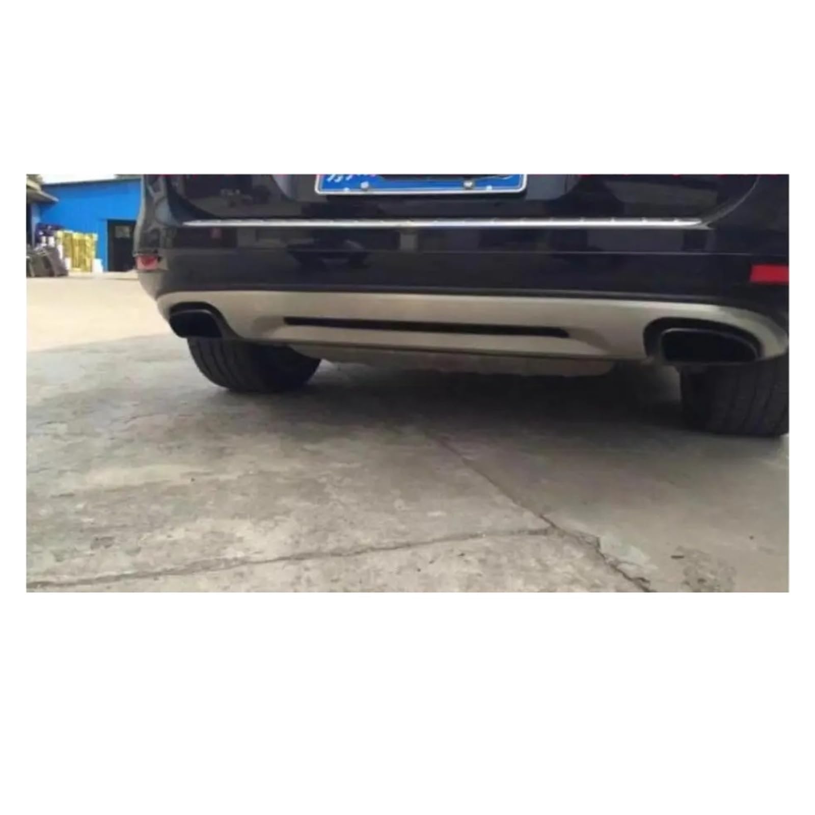 Projekt motoryzacyjny Metalowy przedni i tylny zderzak ze stali nierdzewnej Dolna pokrywa ochronna Akcesoria, kompatybilne z VW Touareg 2011-2015 YJF