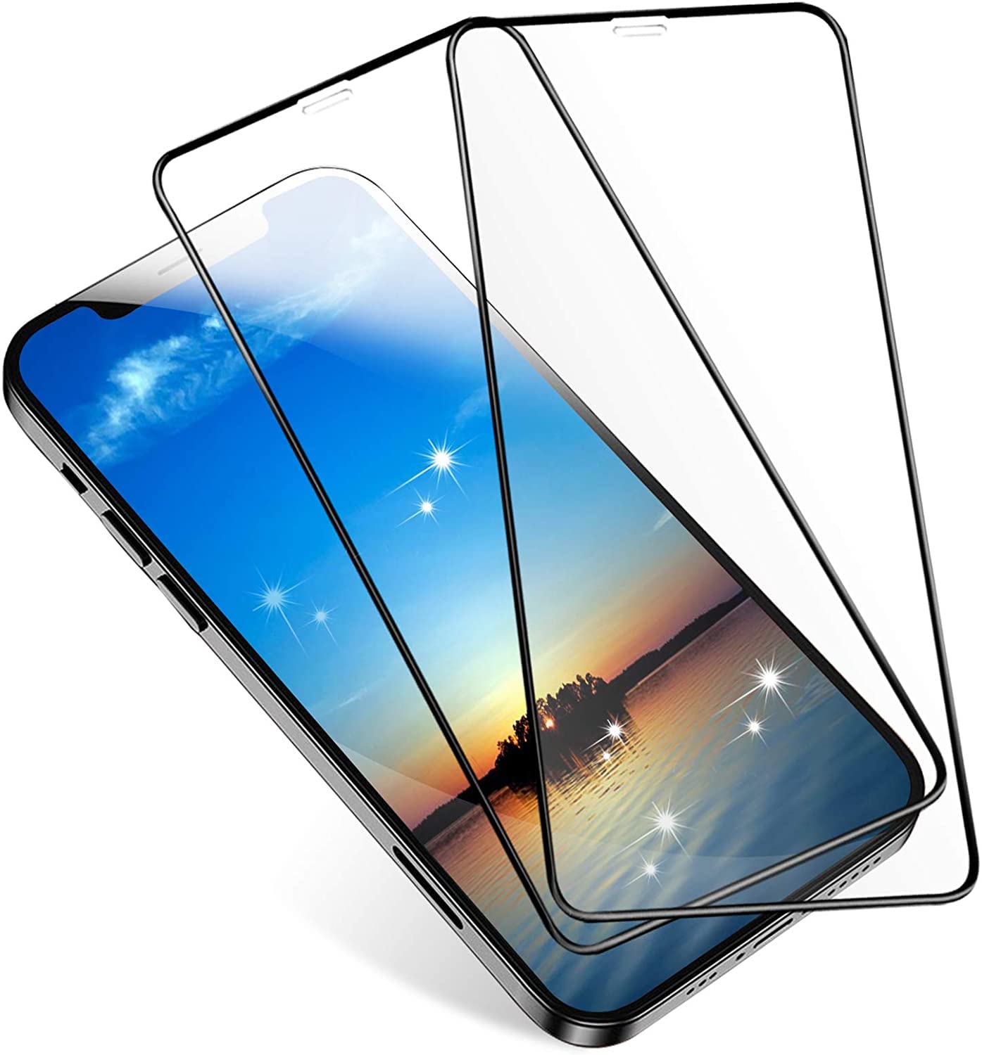 Amazon | 【全面保護】 iPhone12ProMax ガラスフィルム iPhone12ProMax 