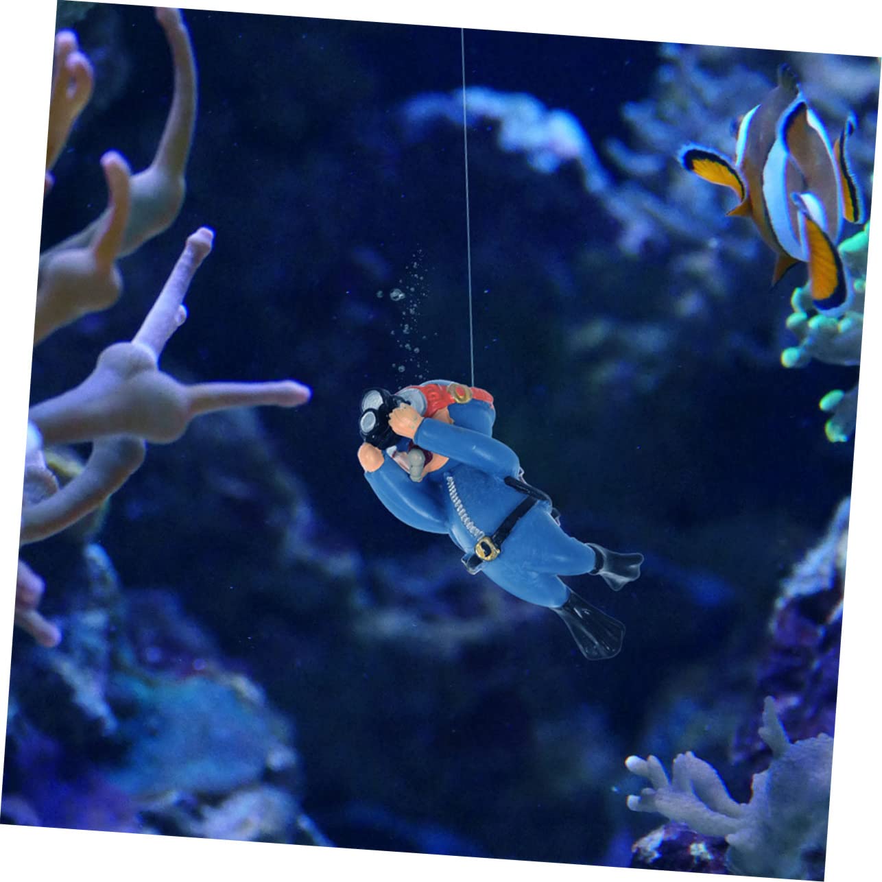 Toddmomy 3 Sätze Tank Dekoration Schwimmende Taucher Figuren Für Aquarium Ornament Und Aquarien Für Natürliche Dekorationen 2 Stücke * 3