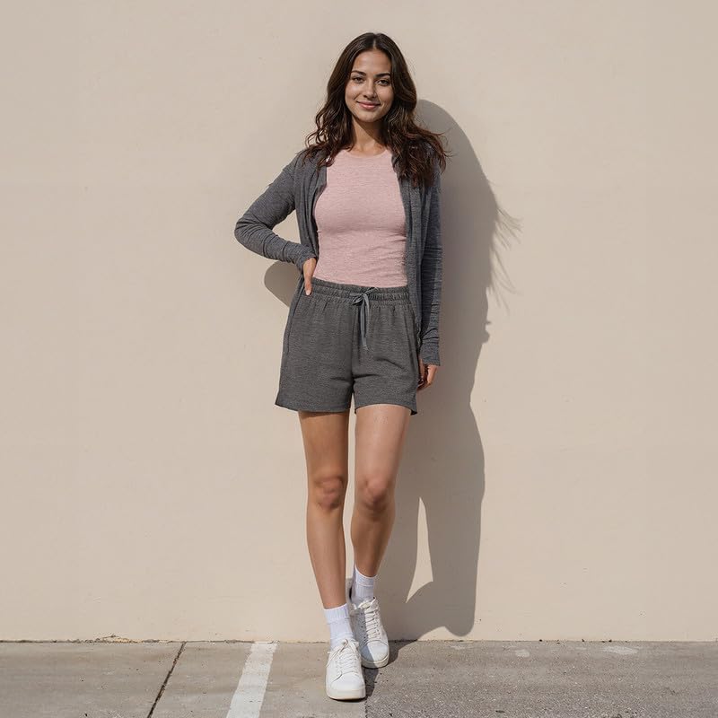 Image of BlissClub AirMeltTM Shorts | Weightless Fabric | Elasticated Waistband | Drawcord | Flattering fit | Cool-to-Touch Fabrics