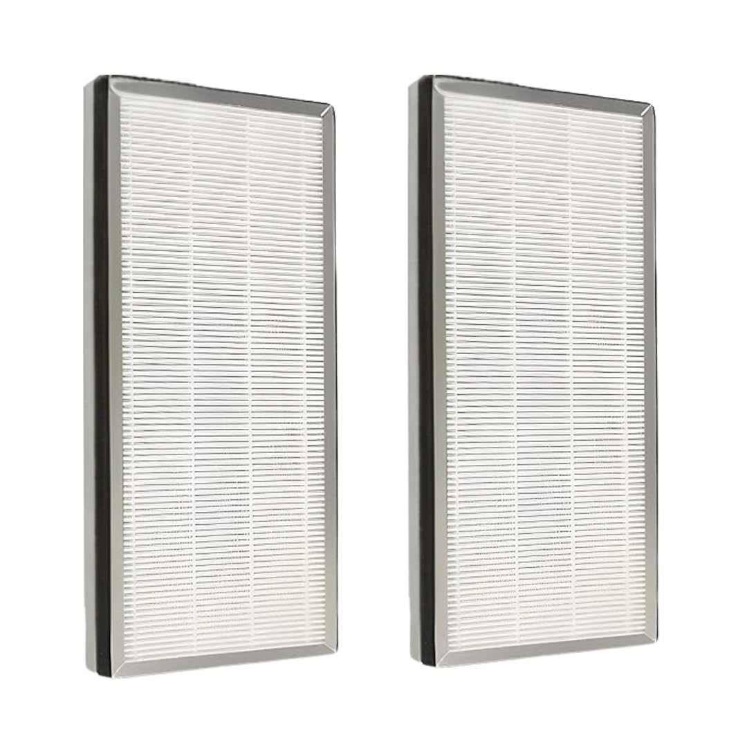 H14® AC Filter (Pack of 2) – Convert Any Split AC into Air Purifier – H14 HEPA Grade Filters for PM2.5, Dust, Allergens, Smoke & Germs – Compatible with All Standard AC Units (2 HEPA)
