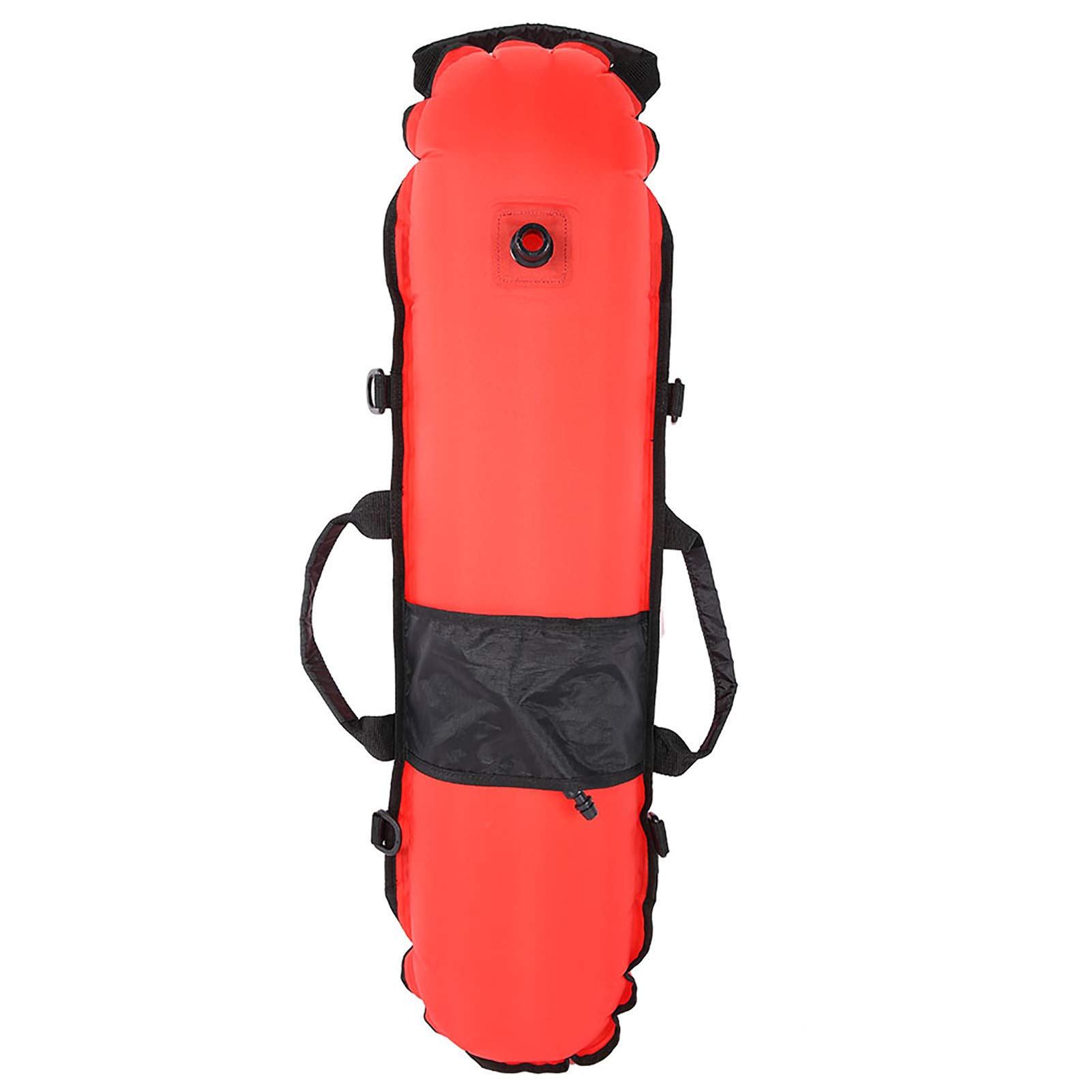 TOPINCN Bouée de Torpille de Gonflage pour Plongée sous-Marine, Boule Flottante pour Une Recherche Facile, Exploration sous-Marine avec Corde de 20m pour Les Plongeurs