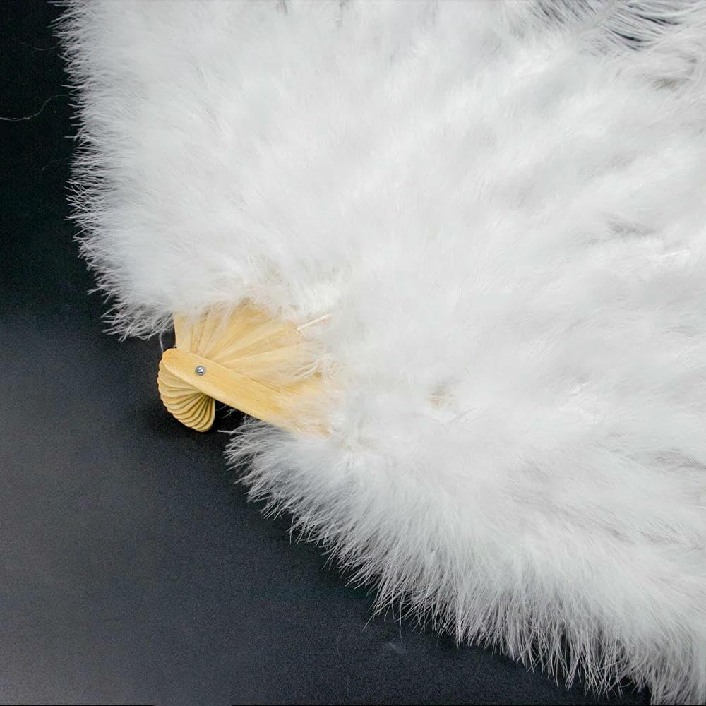 Ventaglio di piume di struzzo bianco grande da 130 cm, soffice, con 13 ossa, portatile, per carnevale, danza del ventre, spettacolo teatrale, piume, fai da te, artigianato, rosa scuro, piccolo venta