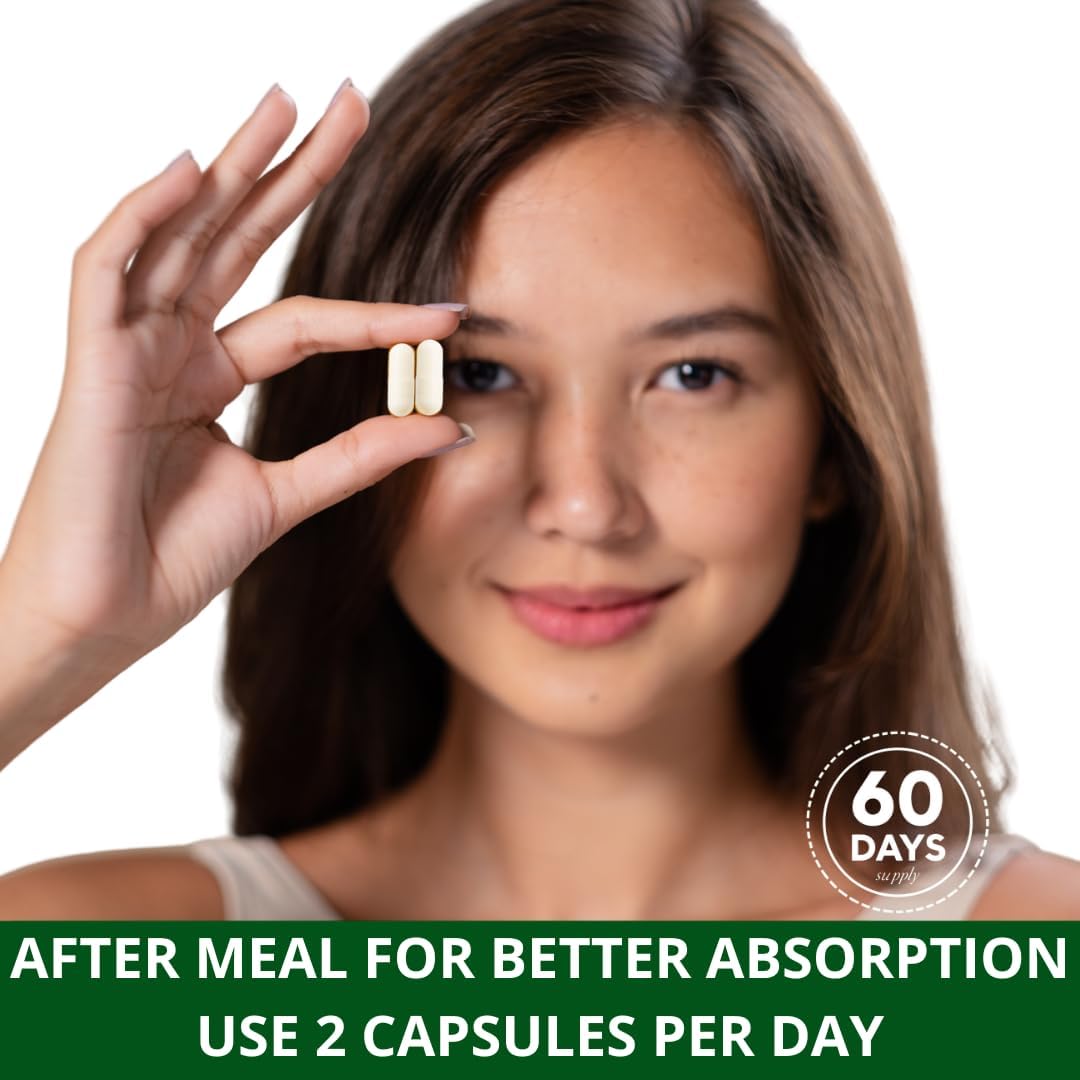 Biolore Pure Soursop Graviola Capsules - 120 Count Vegan Soursop Capsules - Gluten Free Leaf Extract for Overall Wellness and Body Support with Antioxidants - Image 3