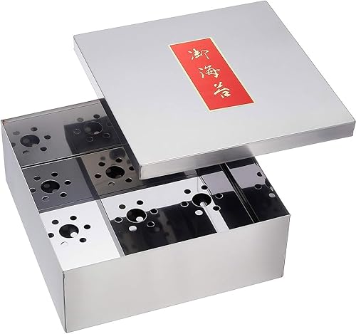 TIKUSAN Contenedor de algas japonesas para sushi nori, hecho en Japón, acero inoxidable (extragrande)